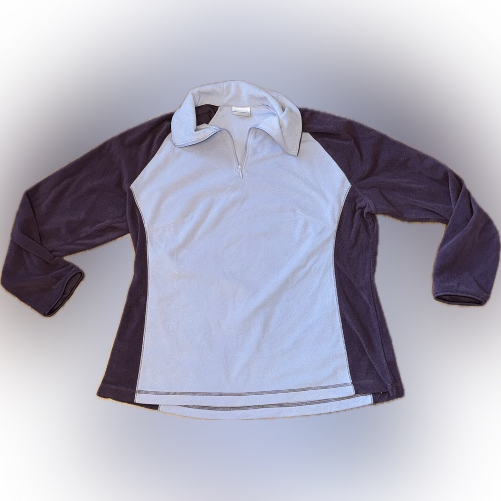 Columbia Lavender/Gray and Maroon/Purple Fleece Pullover